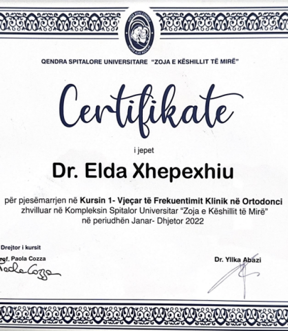 Elda_certifikate_Zoja_Ortodonci